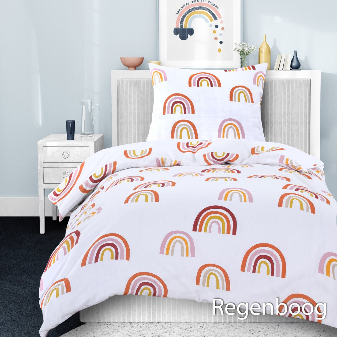 Dekbedovertrek Regenboog Multicolor