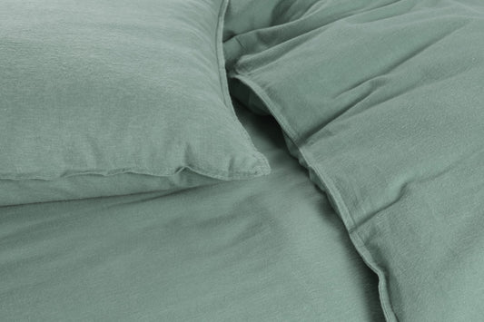 Dekbedovertrek Flanel Groen