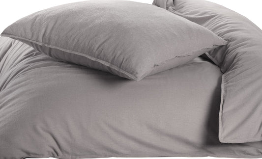 Dekbedovertrek Flanel Grijs