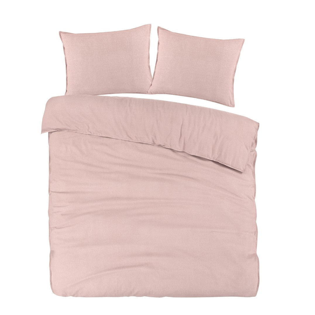 Dekbedovertrek Flanel Roze