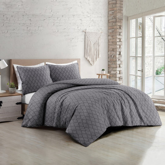Dekbedovertrek Axel Grijs