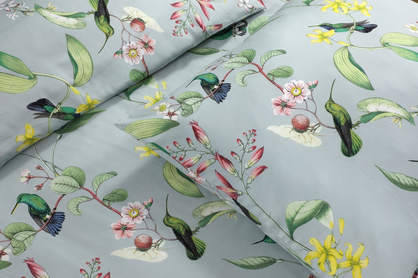 Dekbedovertrek Bird Song Blauw