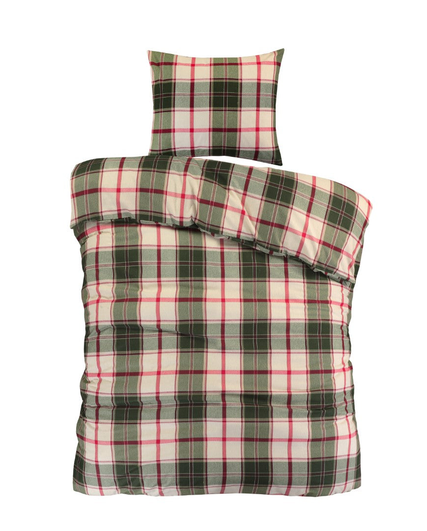 Dekbedovertrek Brixen FLANEL Rood
