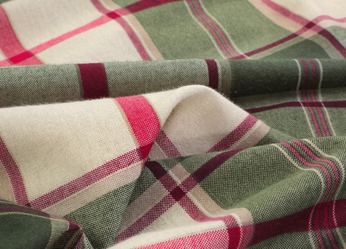 Dekbedovertrek Brixen FLANEL Rood