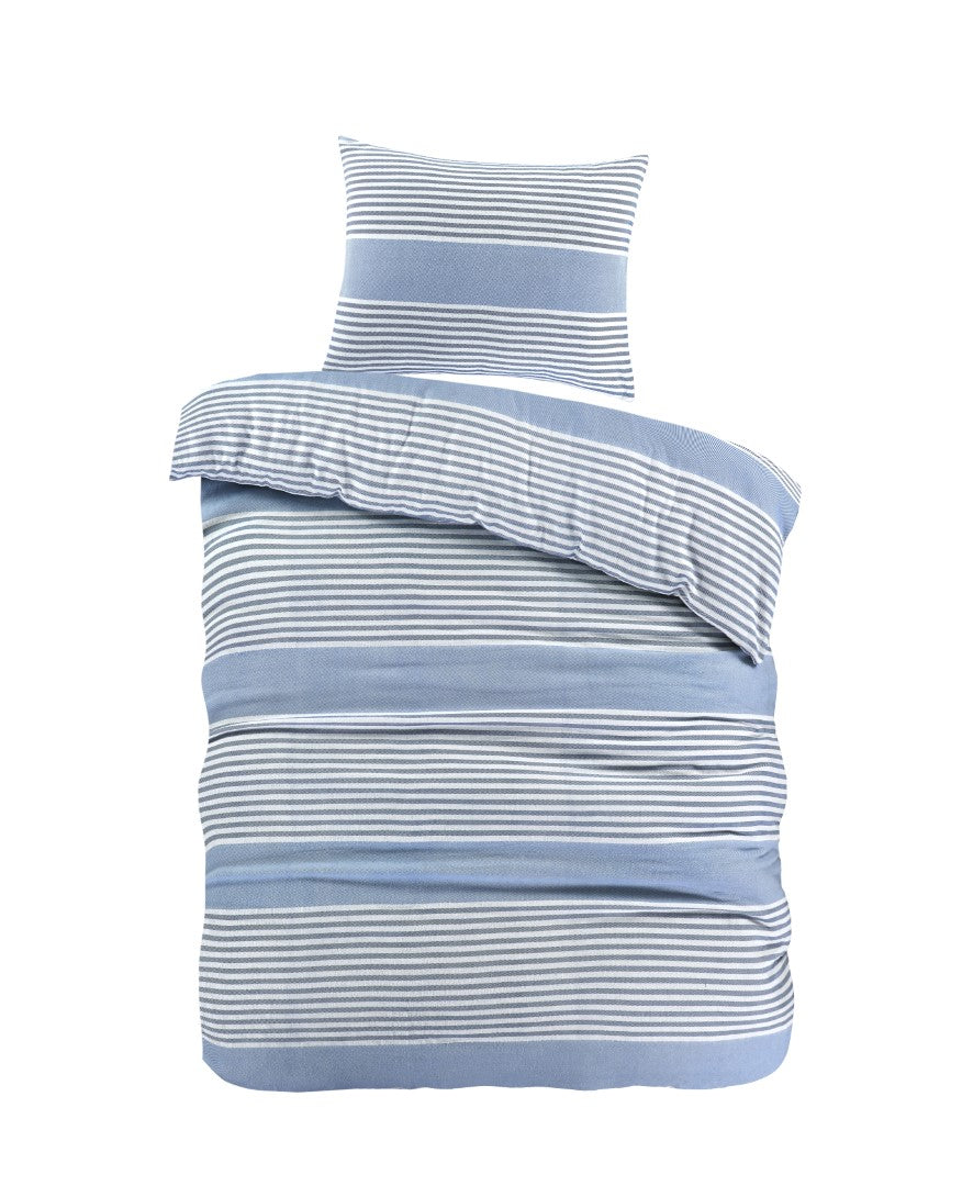 Dekbedovertrek Davos Flanel Blauw