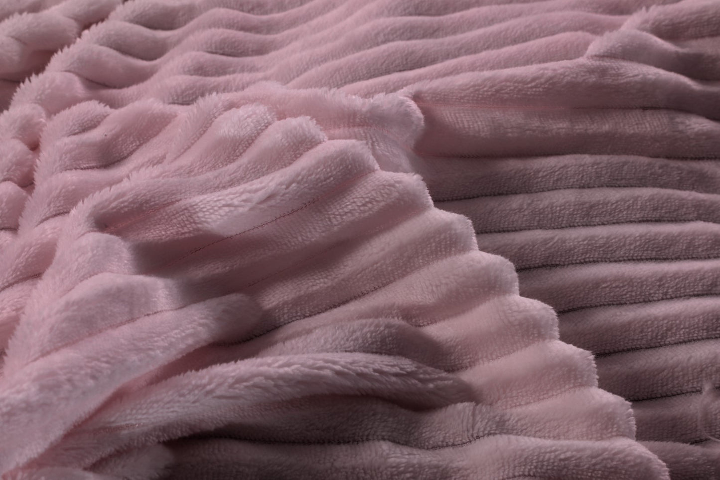 Dekbedovertrek Dorit Rib Fleece Roze