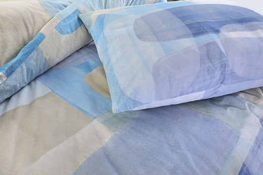 Dekbedovertrek Evi Blauw