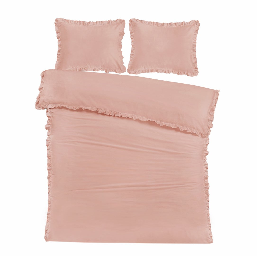 Dekbedovertrek Fleur Roze