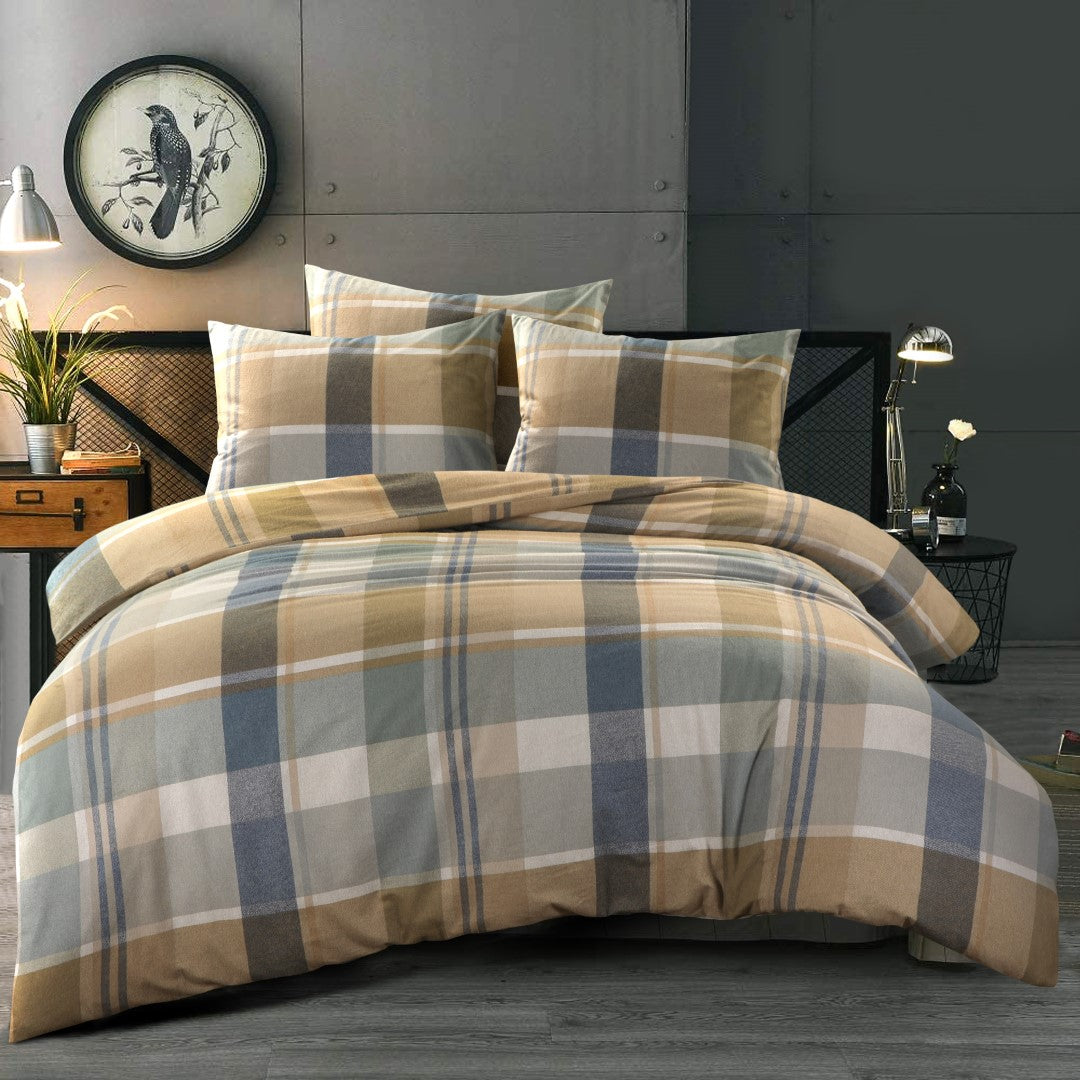 Dekbedovertrek Graz FLANEL Multi