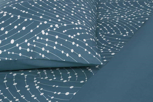 Dekbedovertrek Hazel Petrol