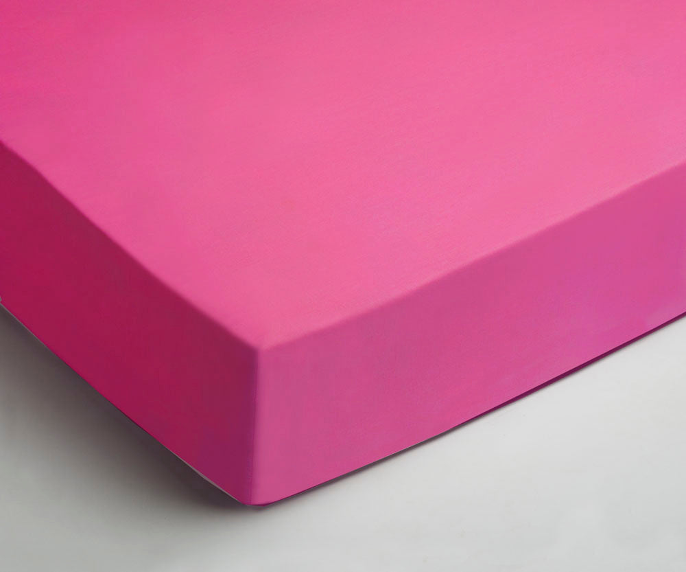 Hoeslaken Jersey Fuchsia