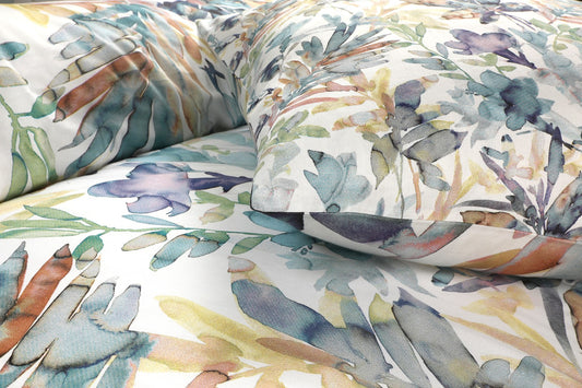 Dekbedovertrek Leaves Multicolor