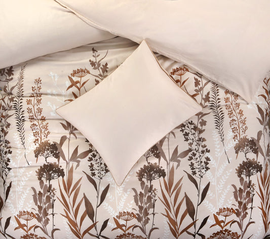 Dekbedovertrek Lily Bruin