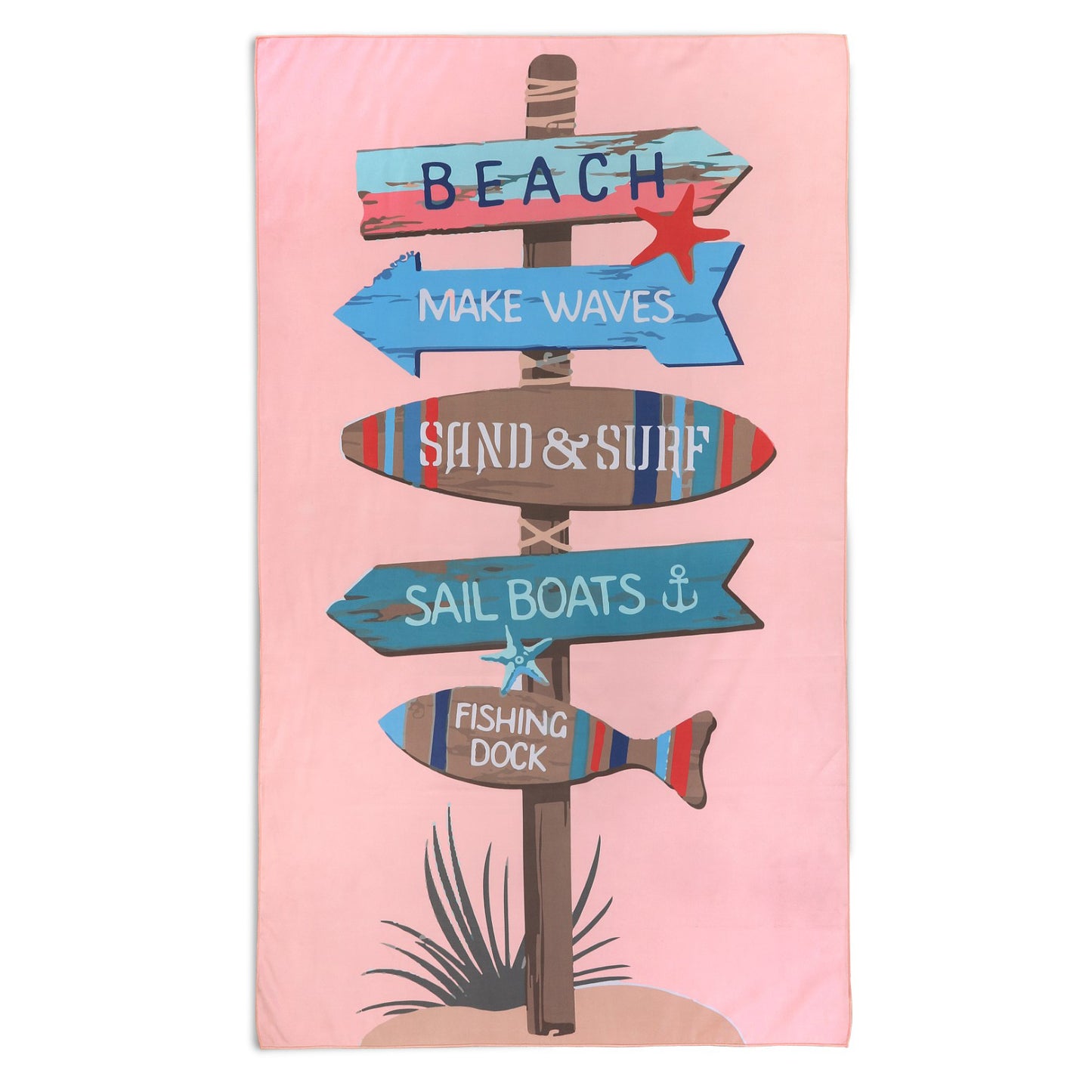 Sneldrogend Microfiber Strandlaken Make Waves