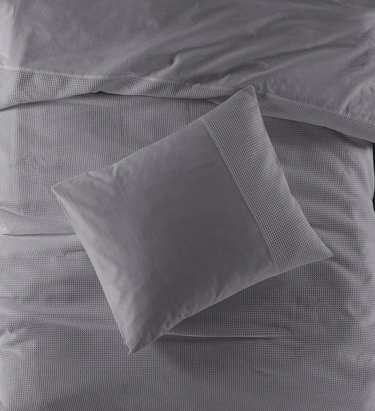 Mendoza Dekbedovertrek Antraciet