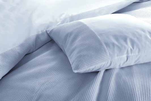 Dekbedovertrek Mendoza Licht Blauw