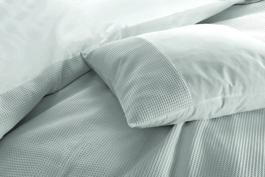 Mendoza Dekbedovertrek Licht Groen