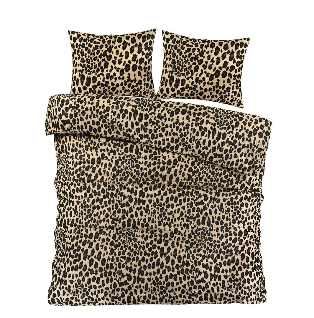 Dekbedovertrek Panter Beige