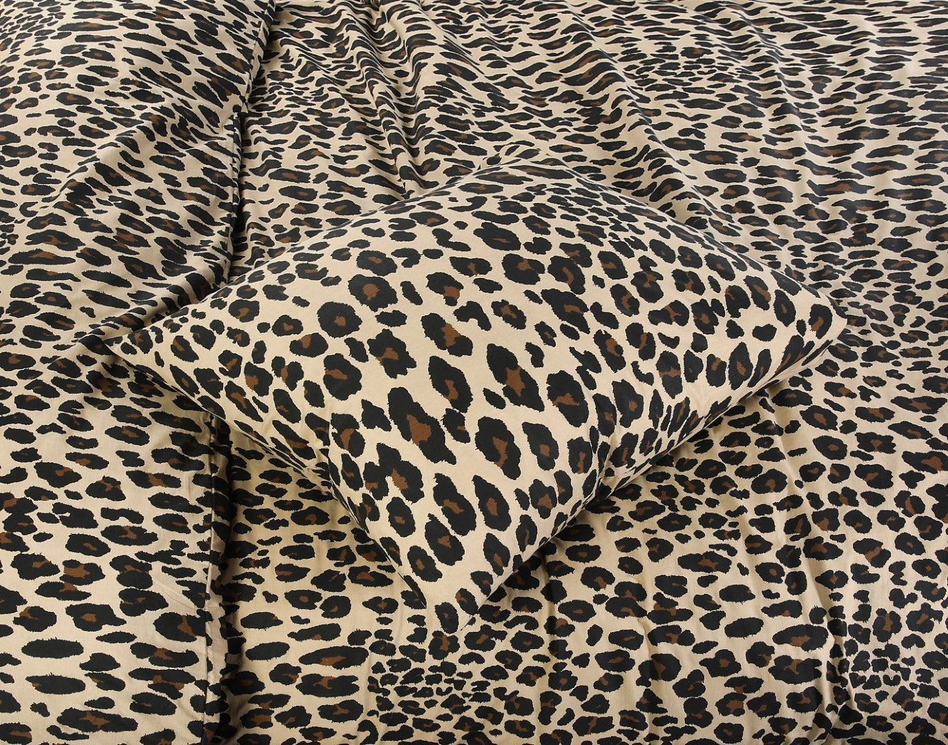 Dekbedovertrek Panter Beige