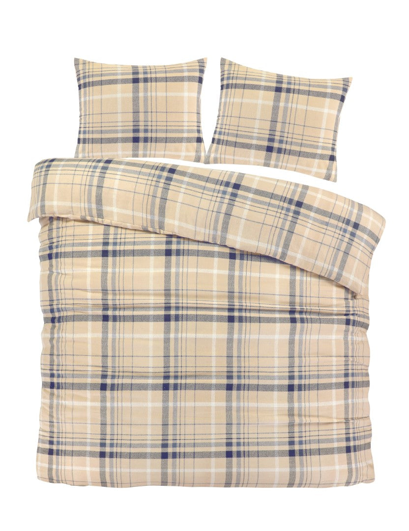 Dekbedovertrek Solden FLANEL Beige