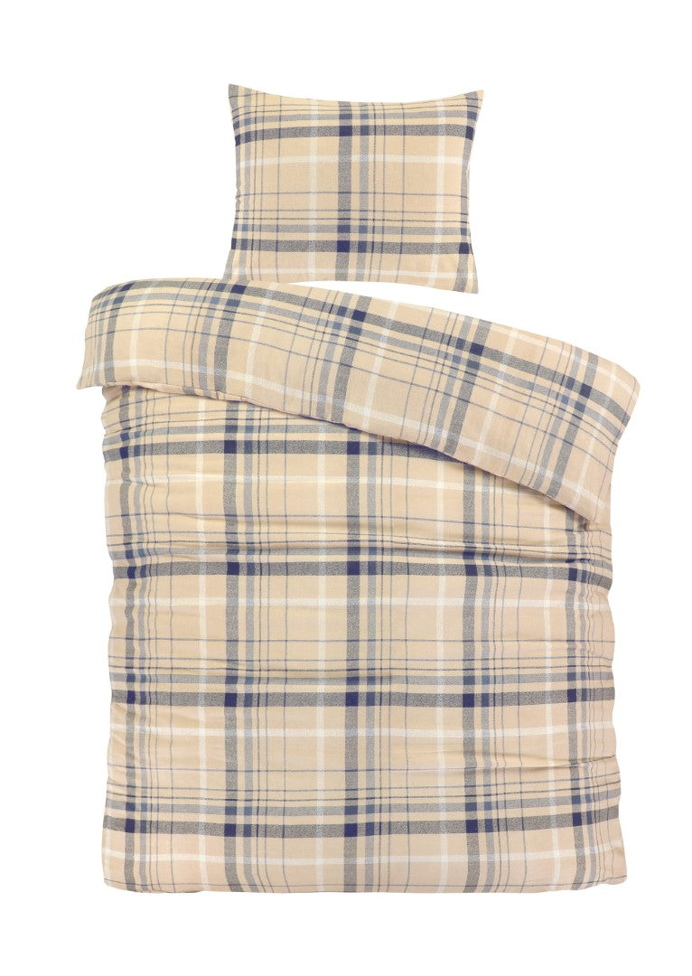 Dekbedovertrek Solden FLANEL Beige