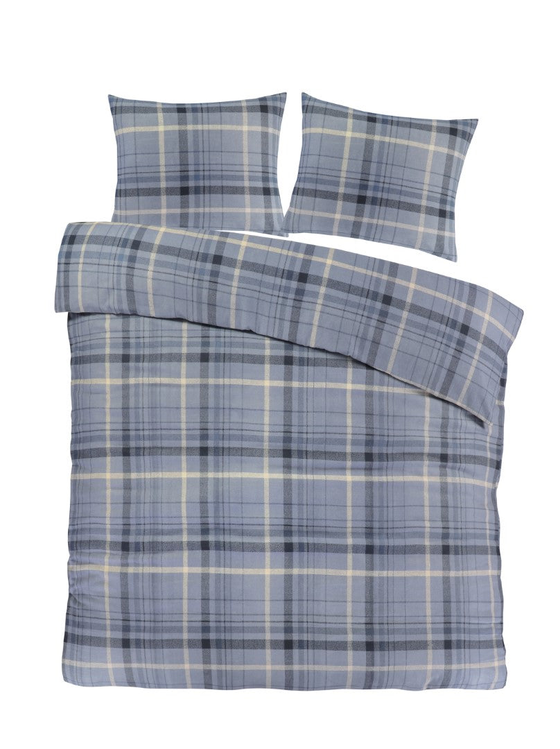Dekbedovertrek Solden FLANEL Blauw
