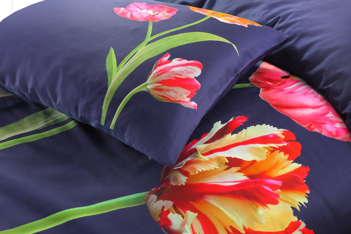 Dekbedovertrek Tulips Navy