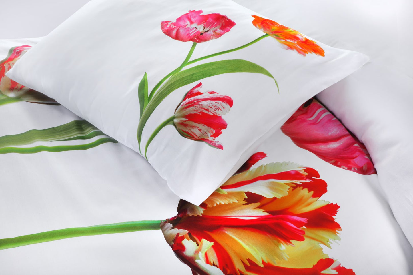 Dekbedovertrek Tulips Wit