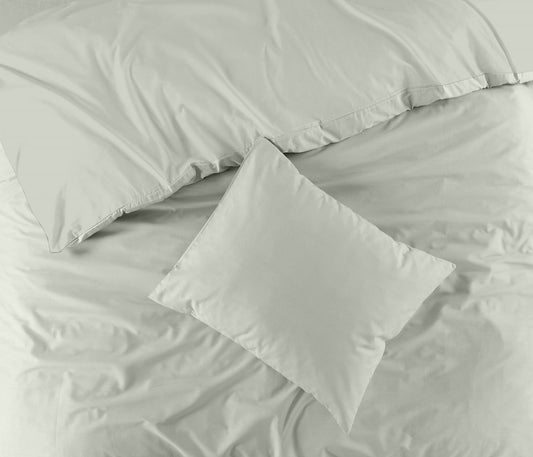 Dekbedovertrek Uni Katoen Licht Groen