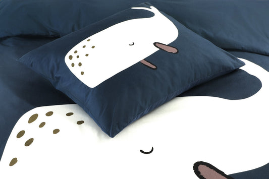 Dekbedovertrek Whale