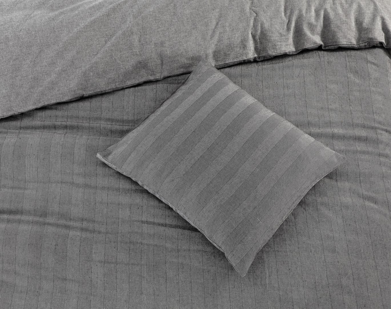 Beaufort FLANEL duvet cover anthracite