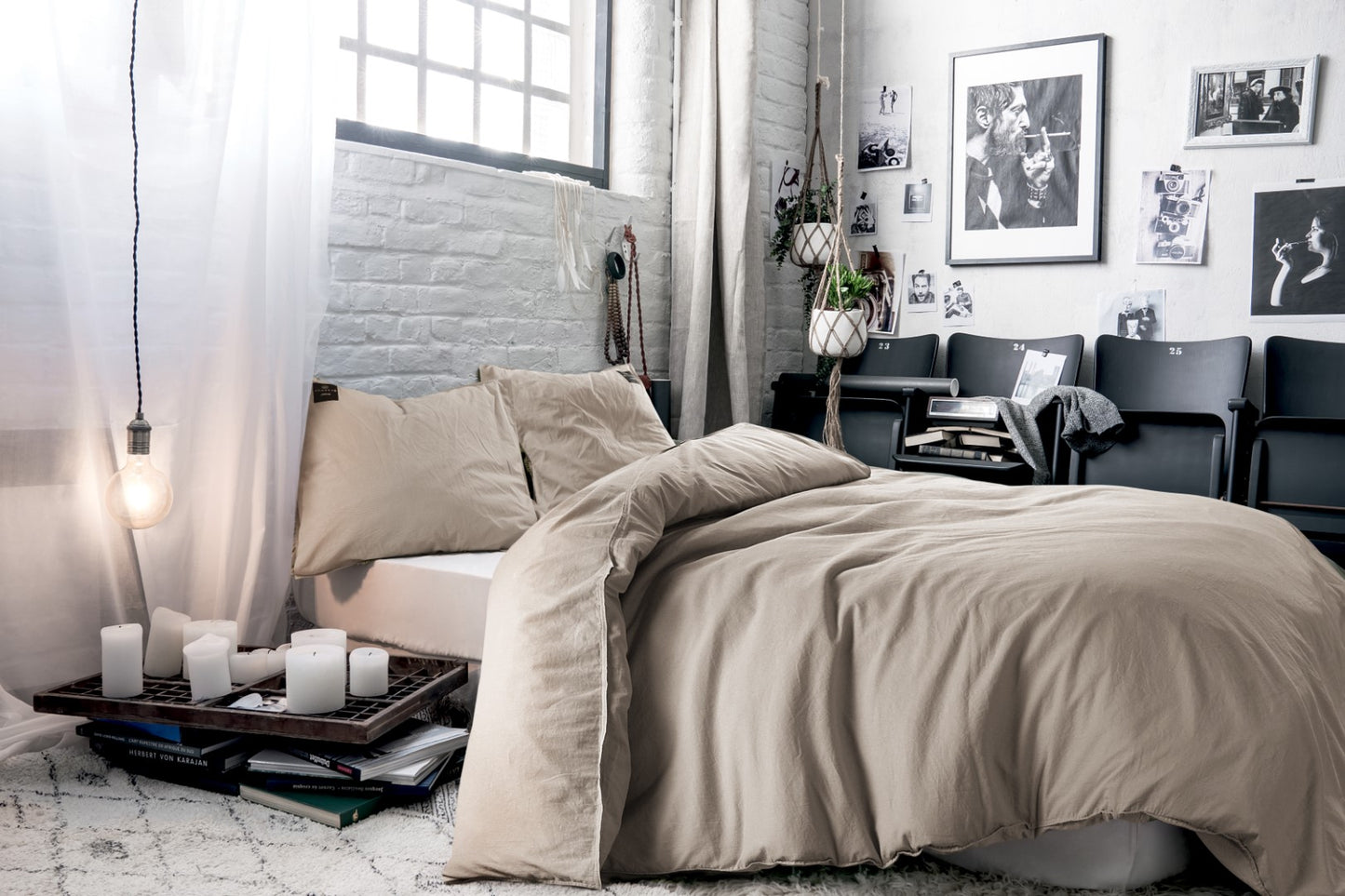 Oslo duvet cover sand