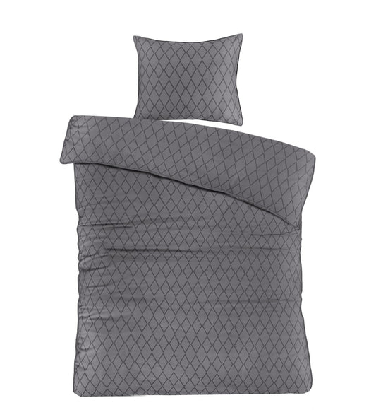 Dekbedovertrek Axel Grijs