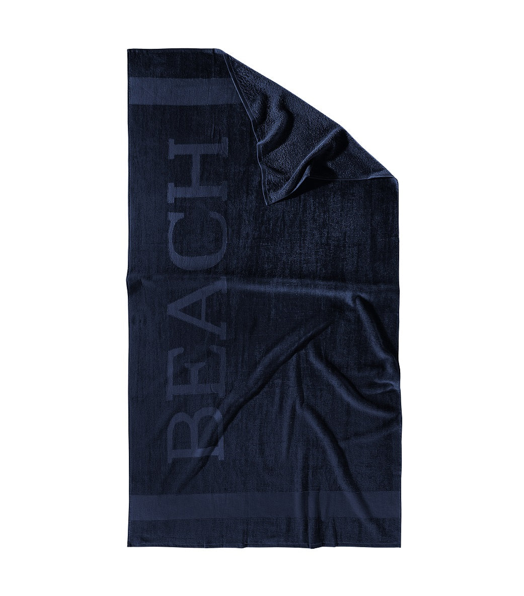 Strandlaken XXL 'BEACH' Navy