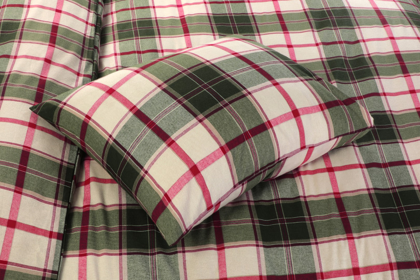 Dekbedovertrek Brixen FLANEL Rood