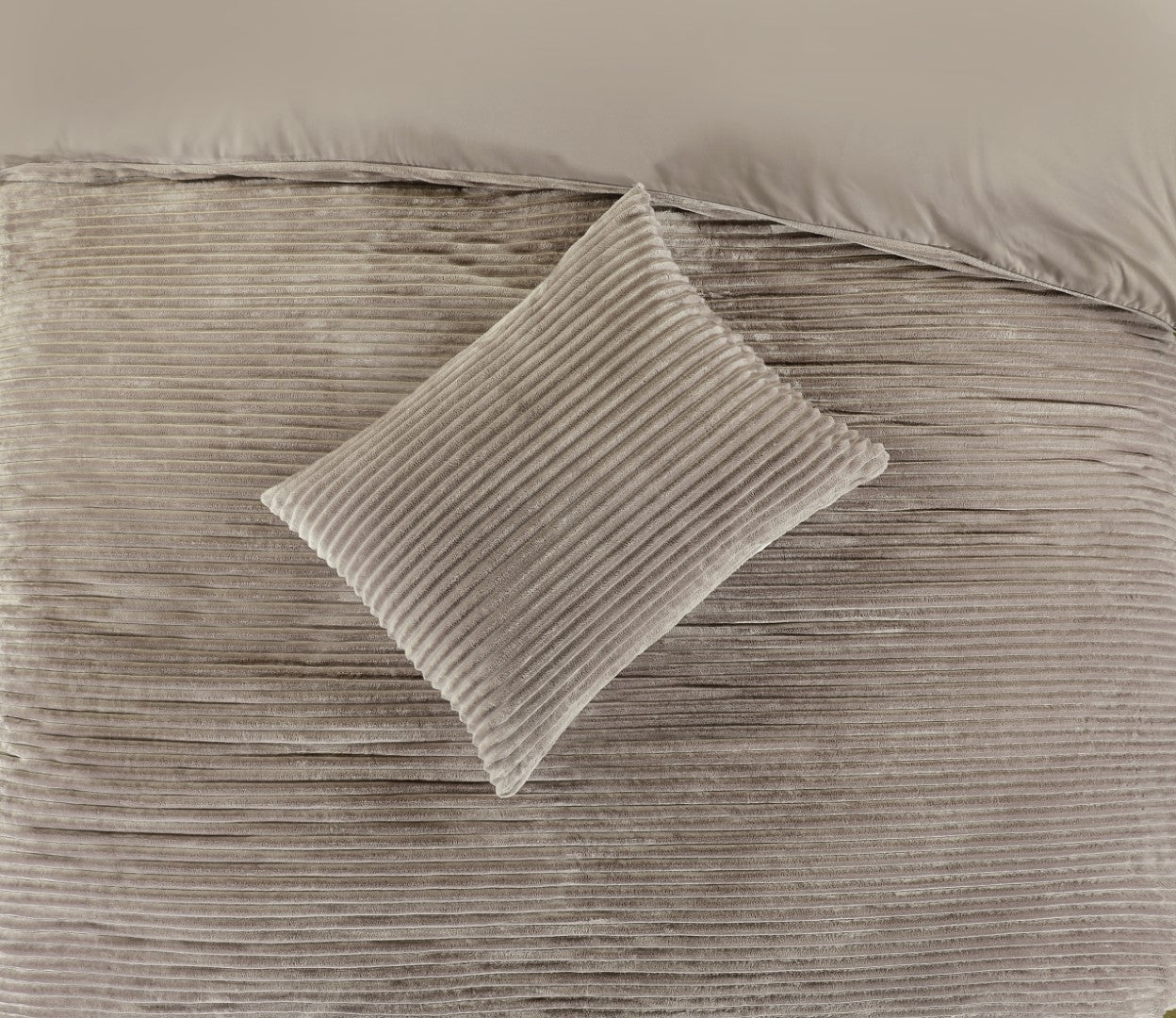 Dekbedovertrek Dorit Rib Fleece Zand