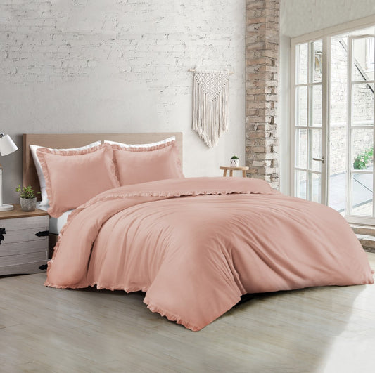 Dekbedovertrek Fleur Roze