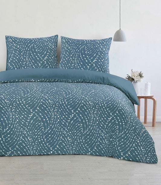 Dekbedovertrek Hazel Petrol