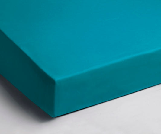 Hoeslaken Jersey Aqua