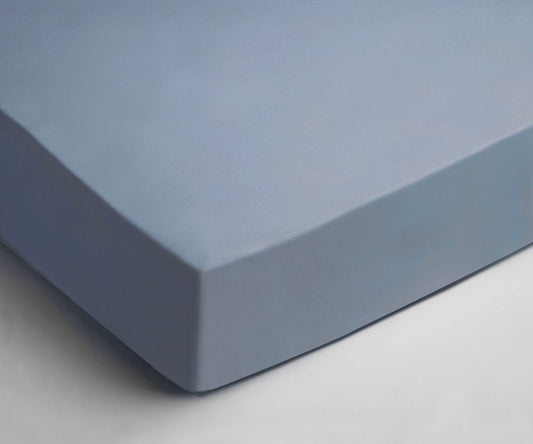 Hoeslaken Jersey Ice Blue