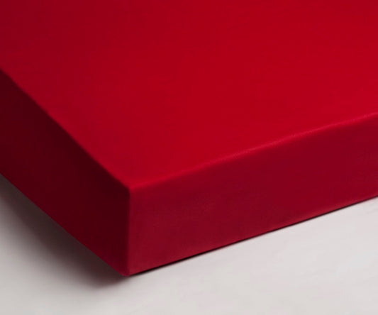 Hoeslaken Jersey Rood