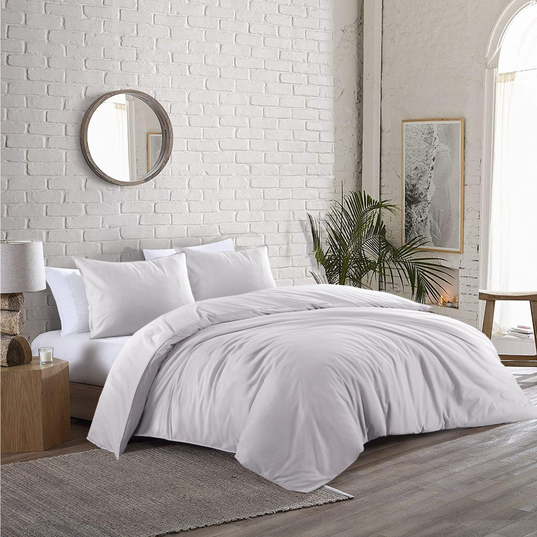 Dekbedovertrek Jeans Stitch Licht Grijs