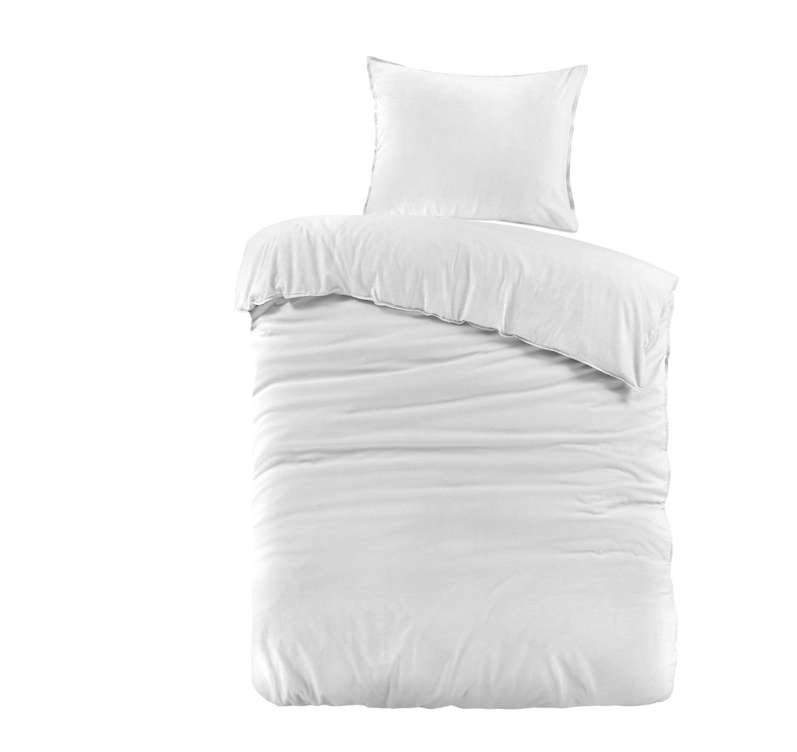 Dekbedovertrek Jeans Stitch Wit