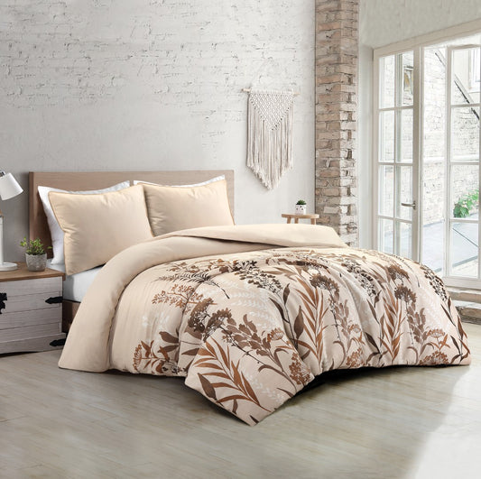 Dekbedovertrek Lily Bruin