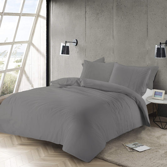 Dekbedovertrek Madrid Grijs