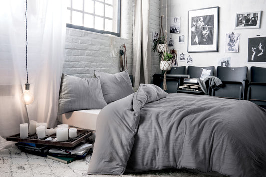 Dekbedovertrek Odessa Antraciet