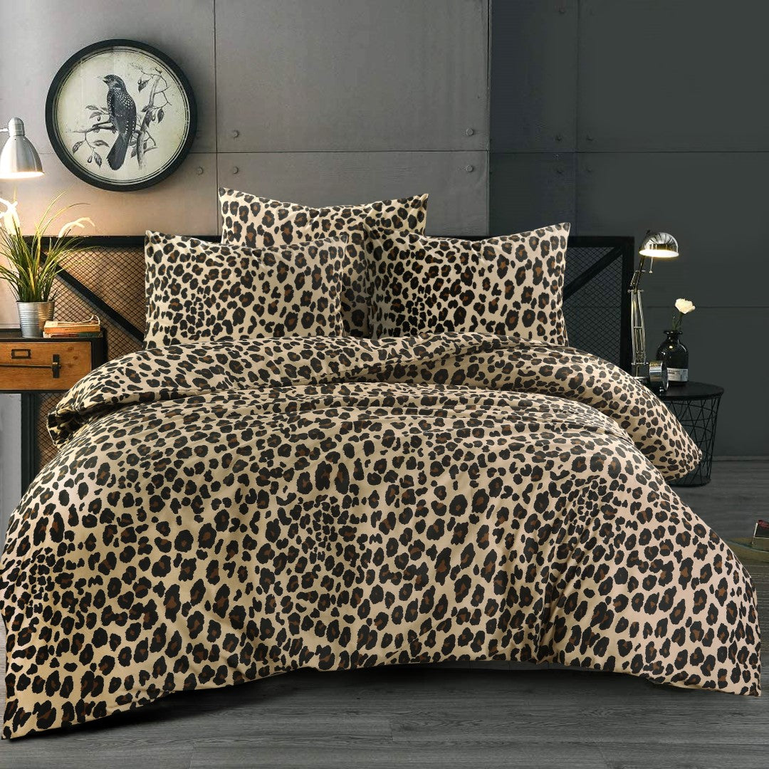 Dekbedovertrek Panter Beige