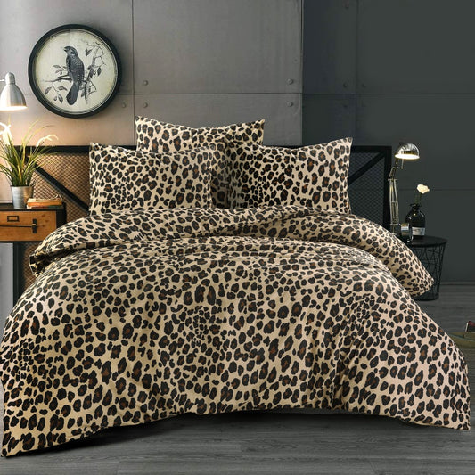 Dekbedovertrek Panter Beige