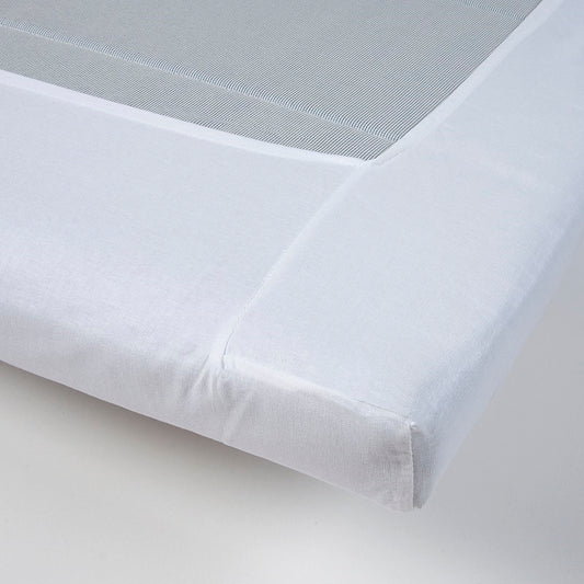 Topper Hoeslaken Percale Ivoor