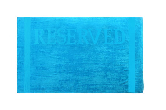Strandlaken XL 'RESERVED' Aqua